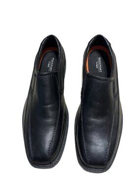 Rockport Trutech Mens Slip On Comfort Loafers Size 11.5M Black Leather